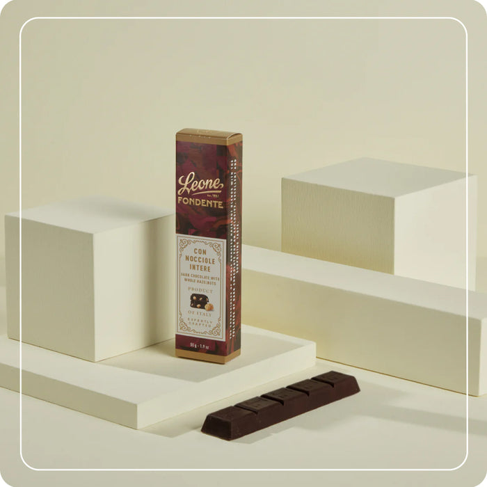 Blocchetto Fondente con Nocciole Intere 55g