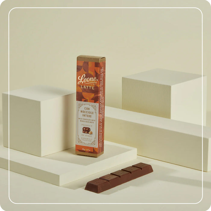 Blocchetto al Latte con Nocciole Intere 55g