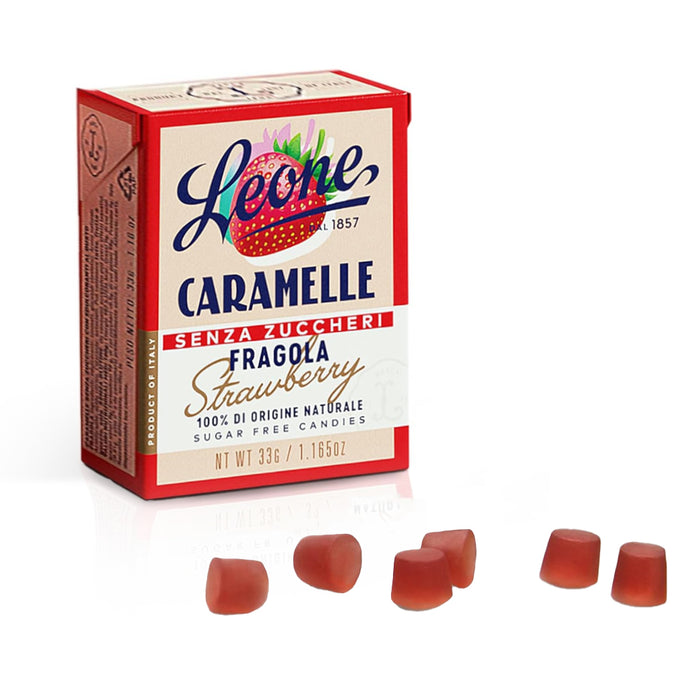 Caramelle gommose alla Fragola senza zuccheri 33g