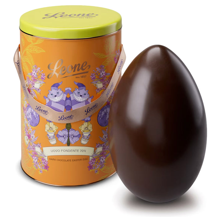 Uovo di cioccolato Fondente 'Alice nel Paese delle Meraviglie' 300g