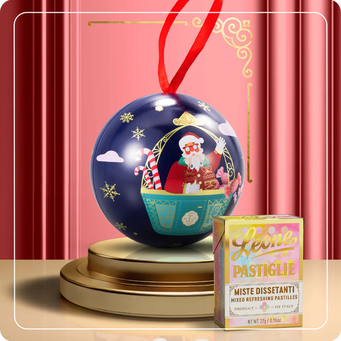 Pallina di Natale con Pastiglie Leone 27g