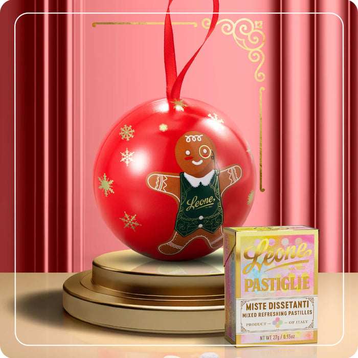 Pallina di Natale con Pastiglie Leone 27g