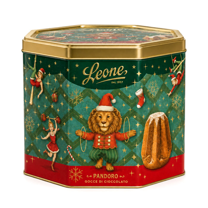 Pandoro Leone con gocce di Cioccolato 750g