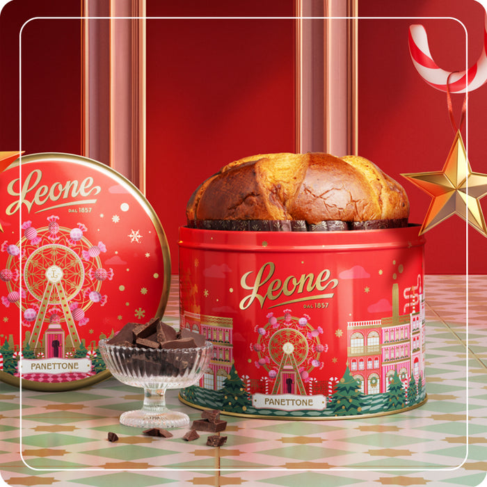 Panettone Leone con gocce di Cioccolato 750g