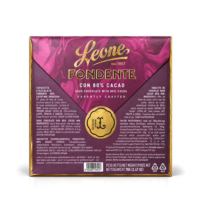 Tavoletta fondente 80% 70g