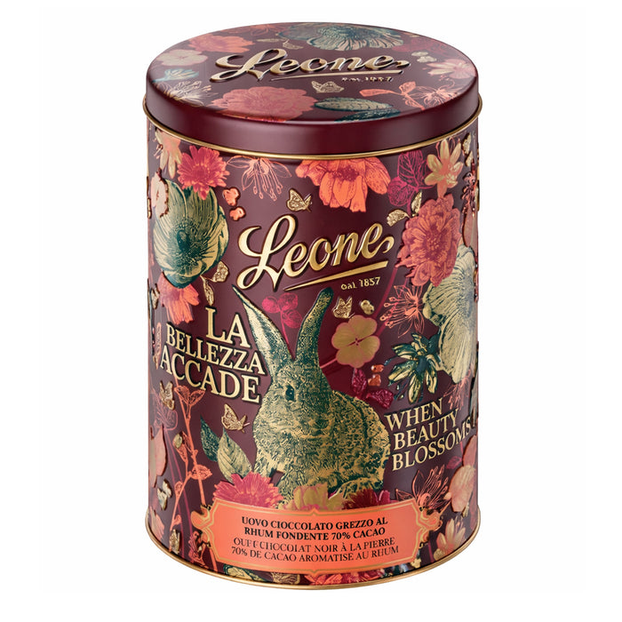 Uovo Fondente "Grezzo Leone al Rhum" 70% 350g