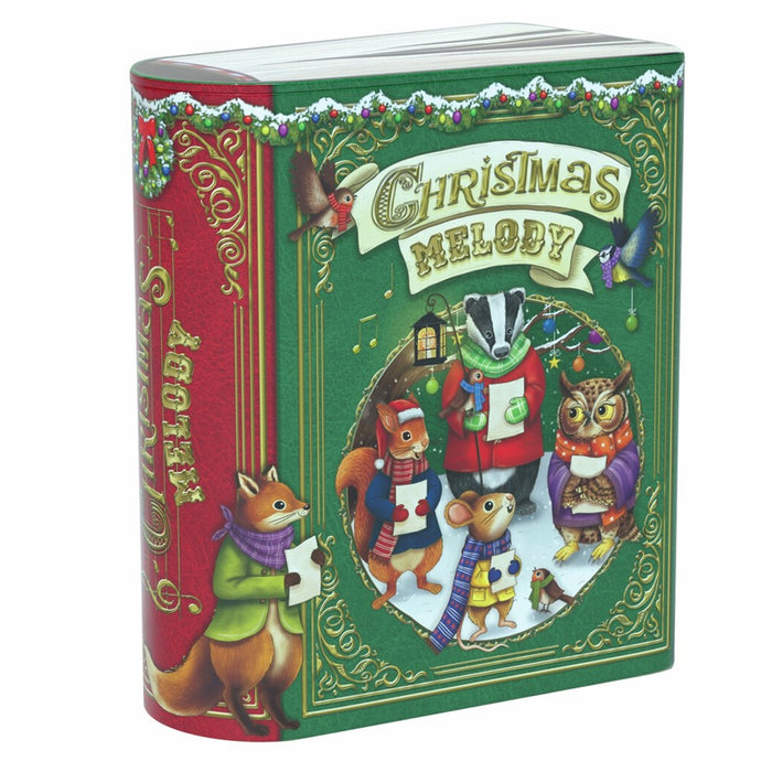 Libro ‘Christmas Melody’ con Cioccolatini al latte (verde)