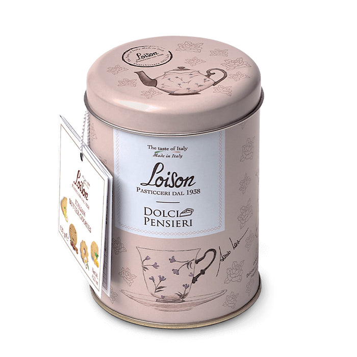 Latta "Dolci Pensieri" con biscottini assortiti 120g (beige)
