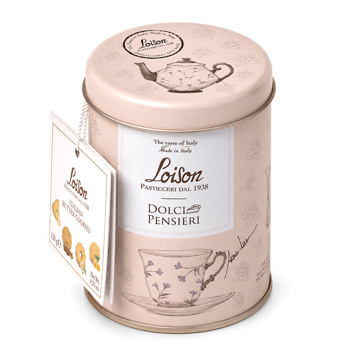 Biscottini Loison assortiti Latta 120g (Rosa cipria)