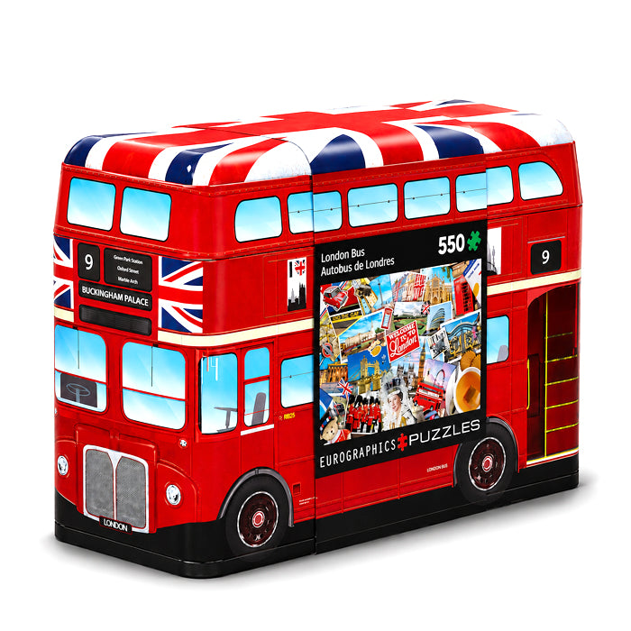 London Bus in Latta con Puzzle 550pz