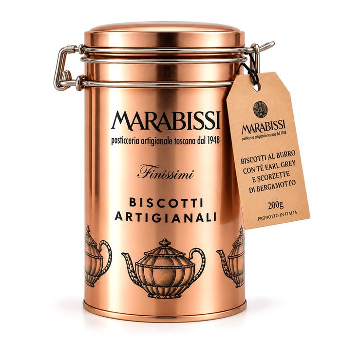 Biscotti al Tè Earl Grey Latta 200g