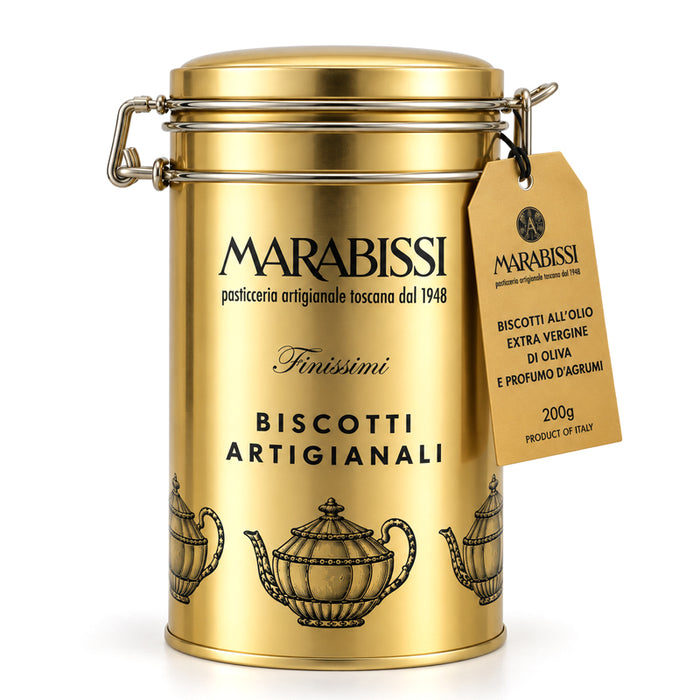 Biscotti all’Olio evo e Agrumi Latta 200g