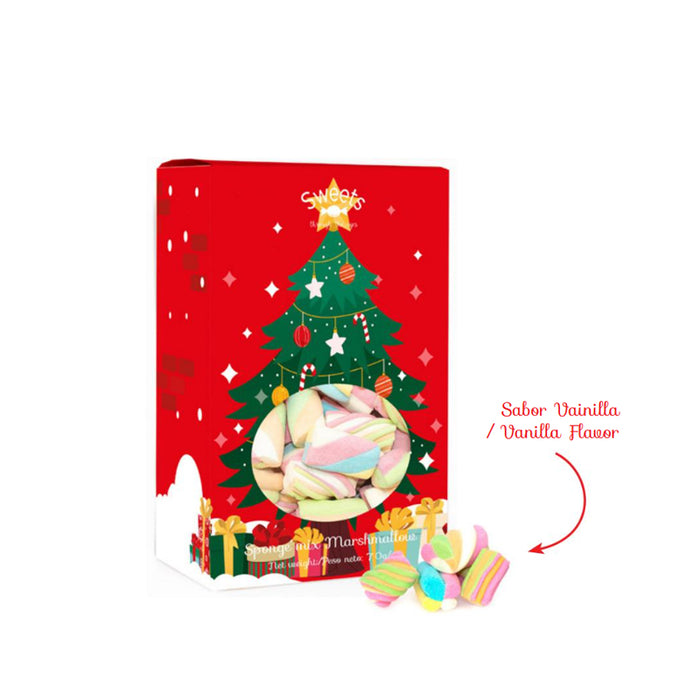 Gift Box "Christmas Tree" con marshmallow 70g