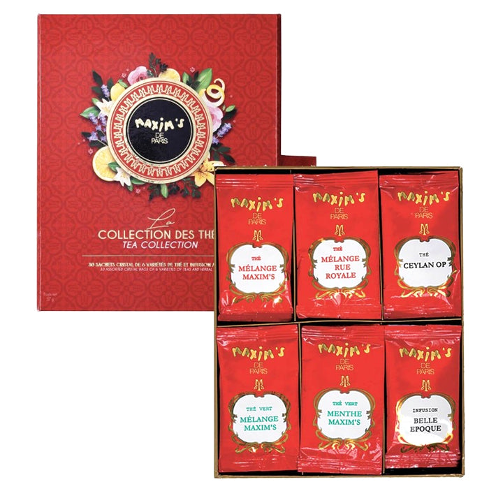 Cofanetto regalo con Tè e tisane 30 filtri