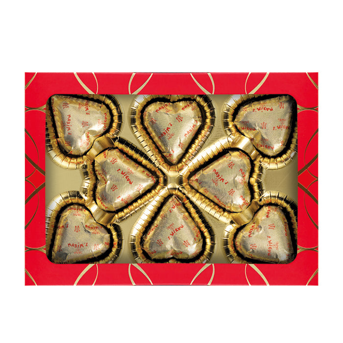 Confezione regalo di Cuoricini di cioccolato 45g