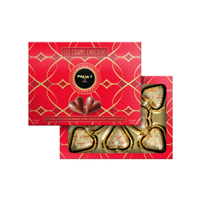 Confezione regalo di Cuoricini di cioccolato 45g