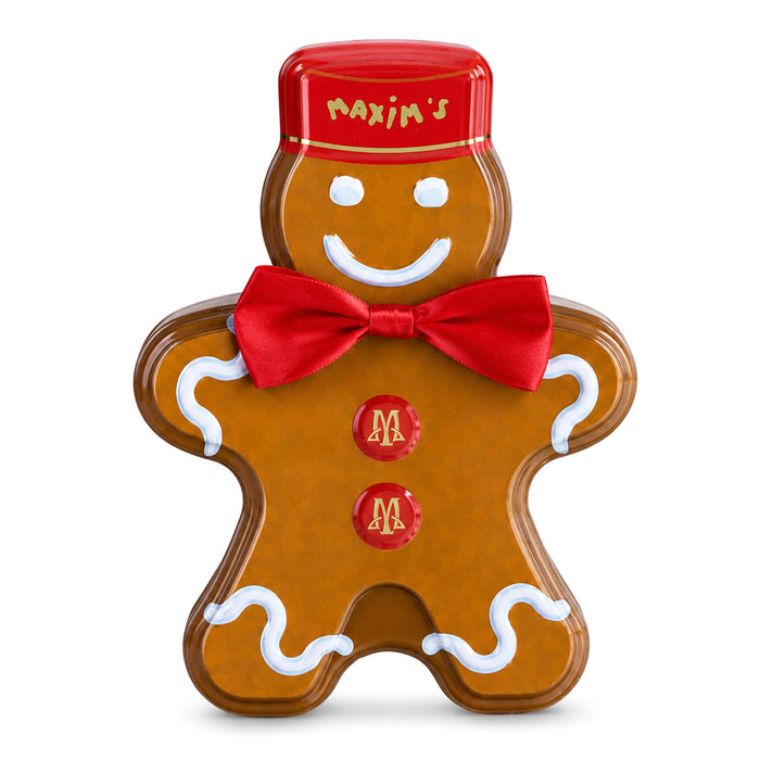 Omino di Pan di Zenzero in Latta con Biscotti 60g