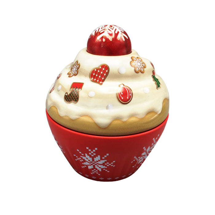 Mini cupcake di Natale rosso con Cioccolatini