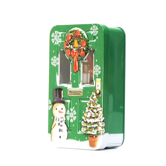 Mini Porta di Natale con Cioccolatini (verde)