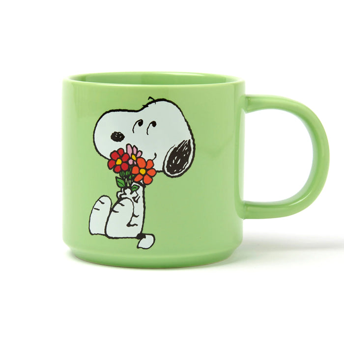 Mug Snoopy  Posy Flowers