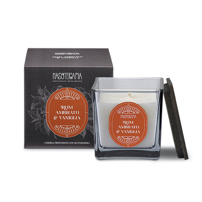 Amber Rum and Vanilla Candle 200g