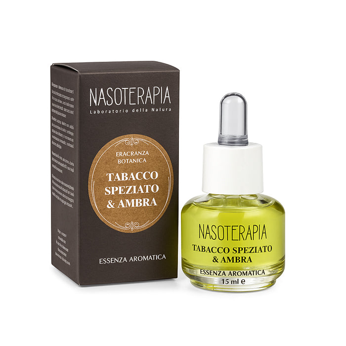 Essenza aromatica Tabacco Speziato e Ambra 15ml