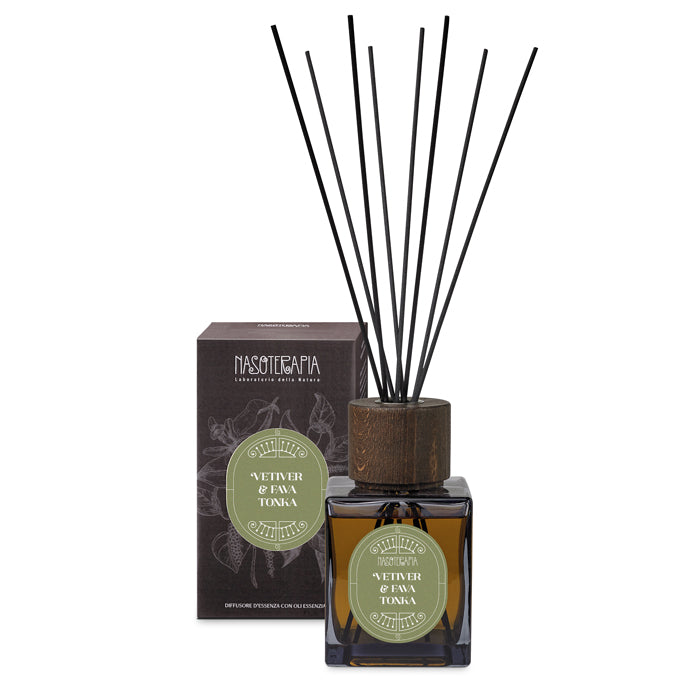 Diffusore per ambienti Vetiver e Fava Tonka 200ml