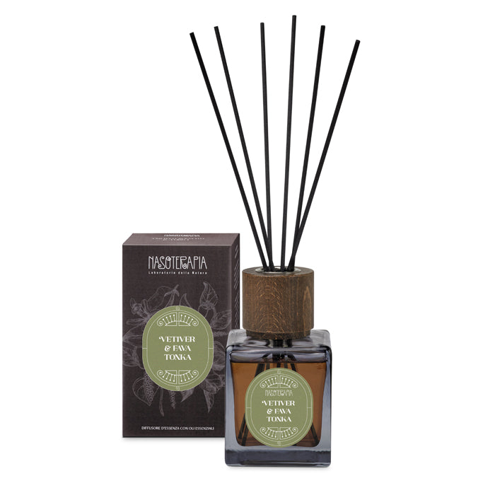 Diffusore per ambienti Vetiver e Fava Tonka 500ml