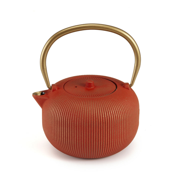 Teiera in ghisa "Kawagoe" arancione