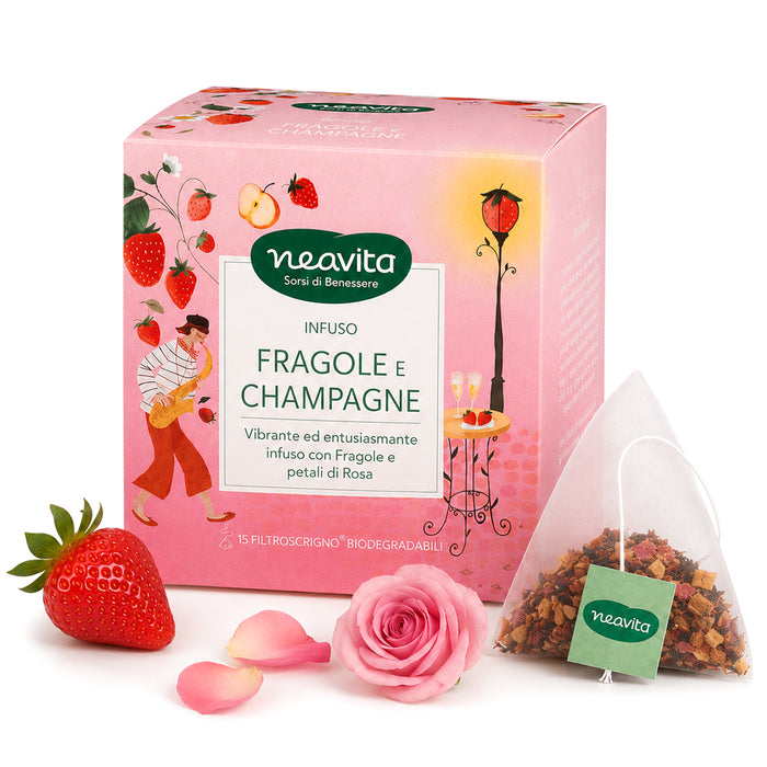 'Strawberries and Champagne' infusion