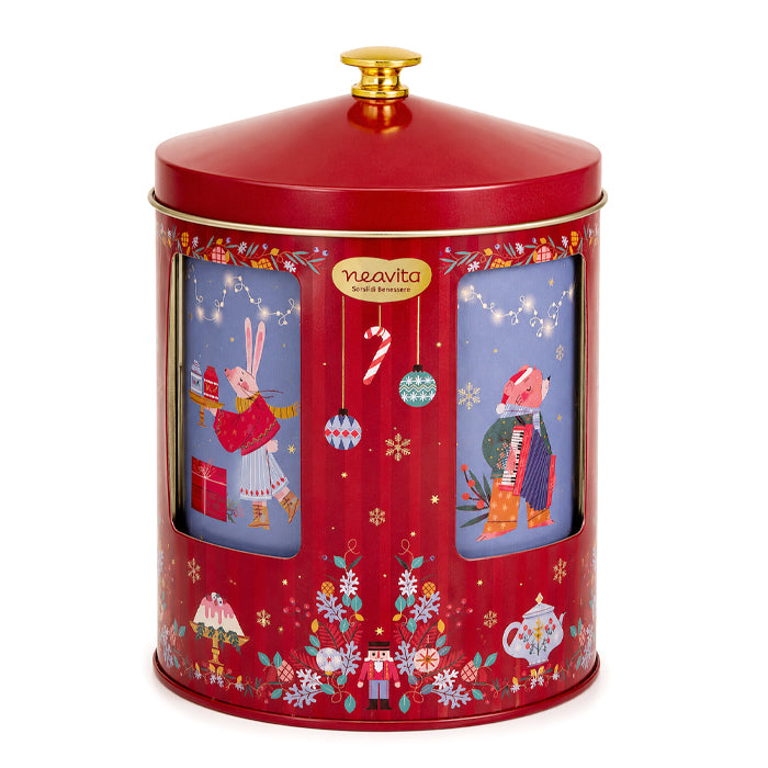 Golden Christmas ball with Casa Dolce Casa herbal tea
