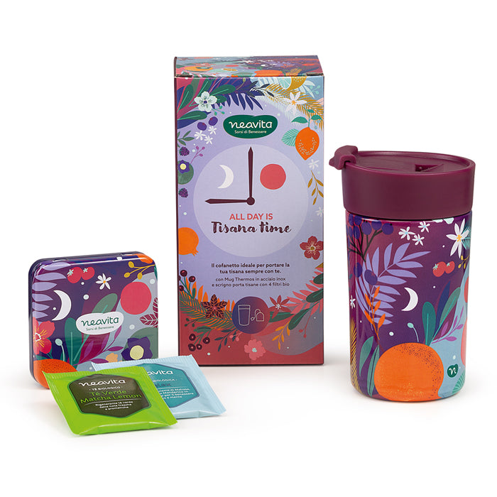 Cofanetto "Tisana Time" con Mug termica