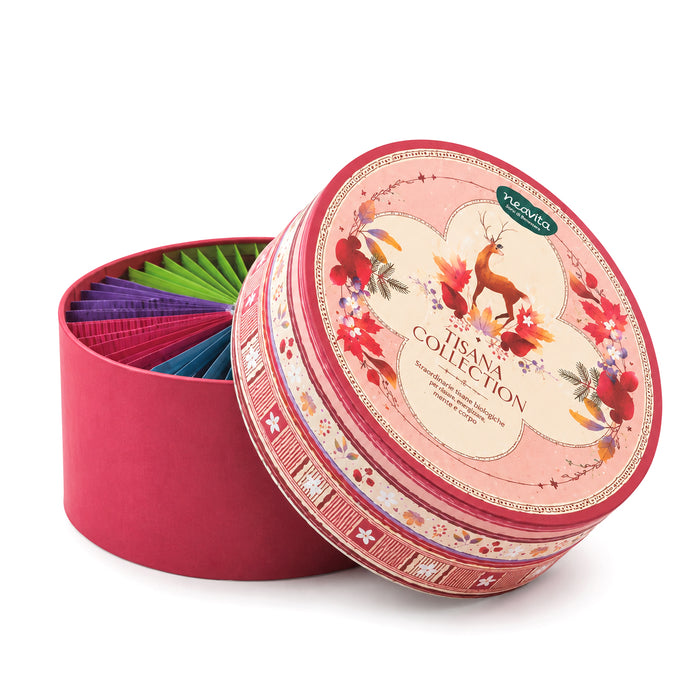 Cofanetto rosso "Tisana Collection" 40 filtri BIO