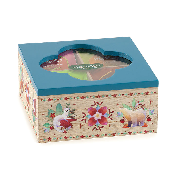 Cofanetto in Legno con 20 Tisane BIO (Ottanio)