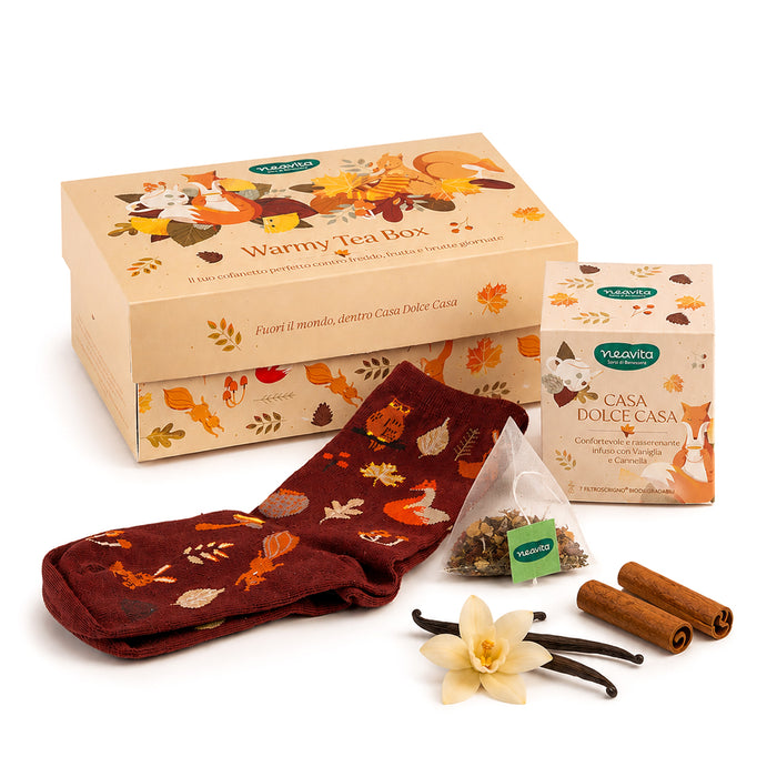 Cofanetto "Warmy Tea" con Infuso & Calzini