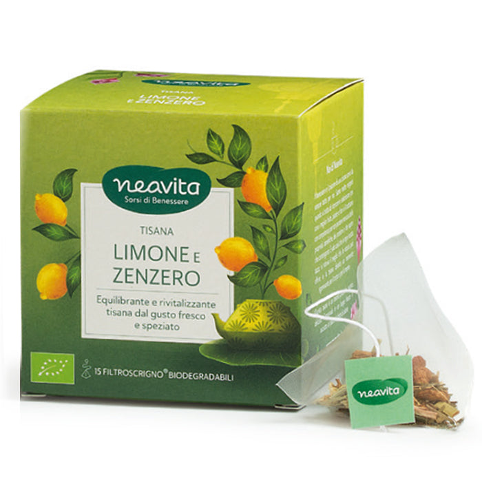 Organic 'Lemon and Ginger' herbal tea