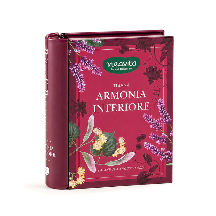 Mini Libro con Tisana "Armonia Interiore" 5 filtri