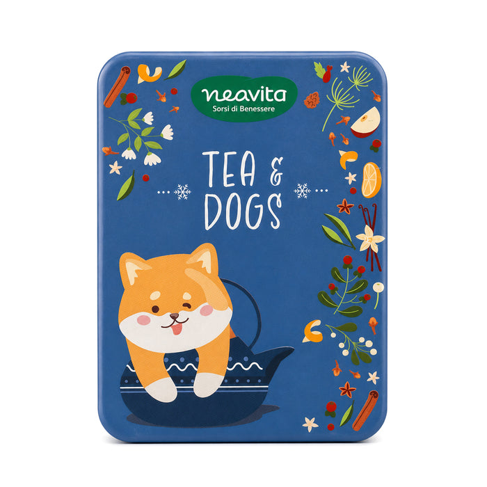 Mini Tin "Tea & Dogs" con tisane BIO