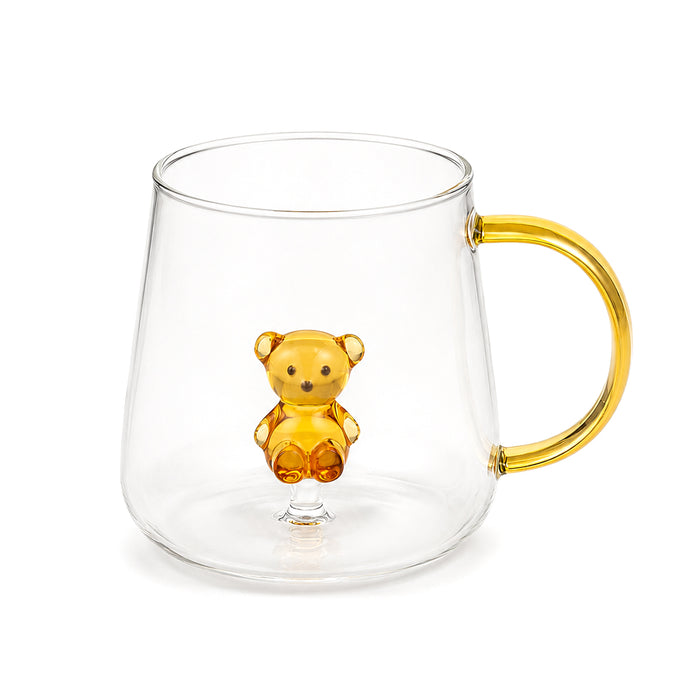 Mug in vetro "Orsetto Miele"