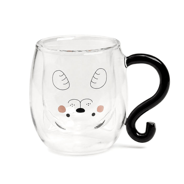Mug in vetro "Cagnolino"