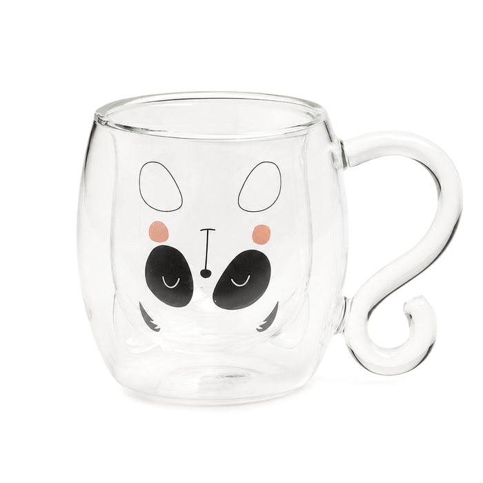 Mug in vetro "Panda"