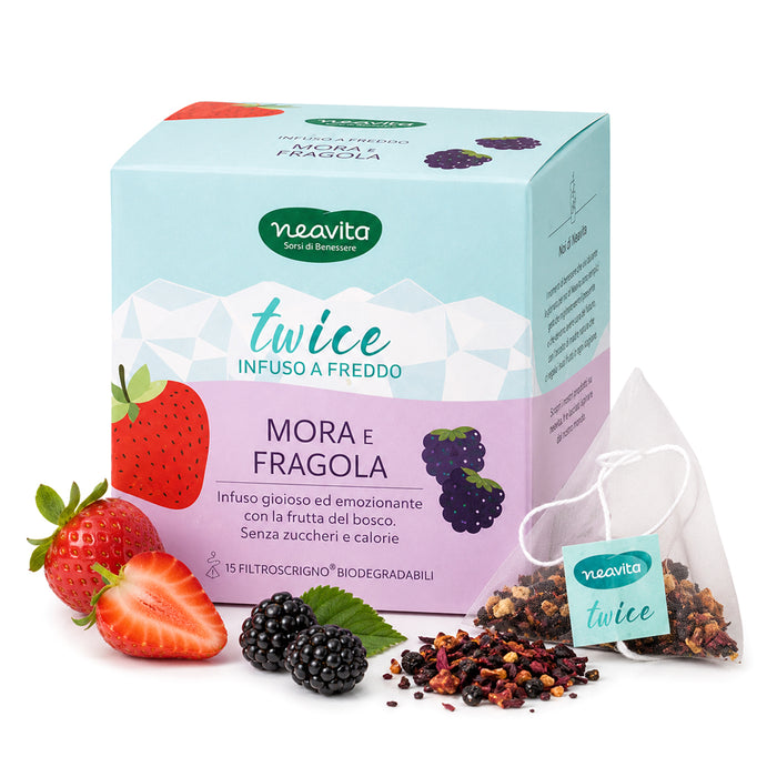 Tisana a freddo Mora e Fragola 15 filtri