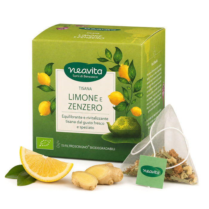 Tisana Limone e Zenzero BIO 15 filtri