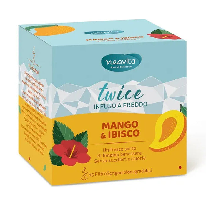Tisana a freddo Mango e Ibisco 15 filtri