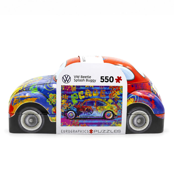 Volkswagen Beetle "Peace & Love" con Puzzle 550pz