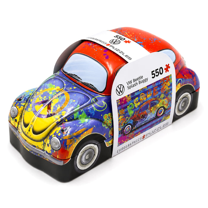 Volkswagen Beetle "Peace & Love" con Puzzle 550pz
