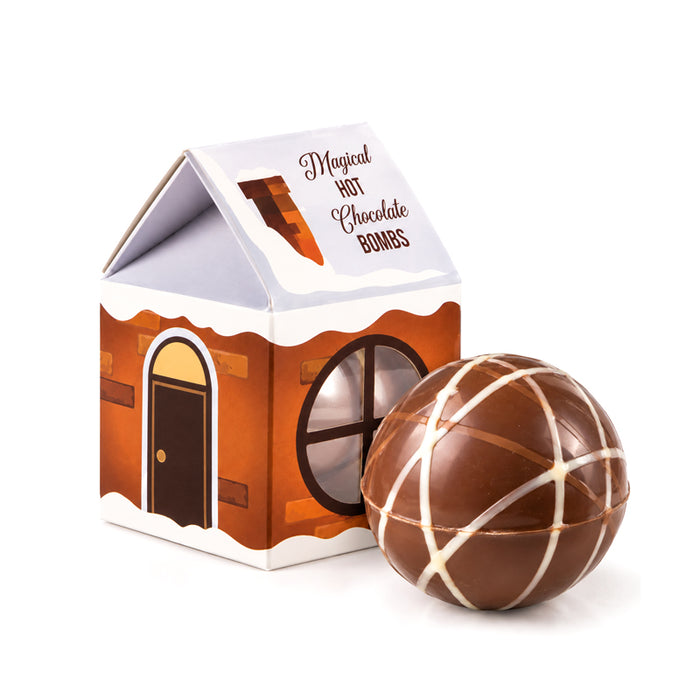 Hot Chocolate Bomb House con mini marshmallows 45g