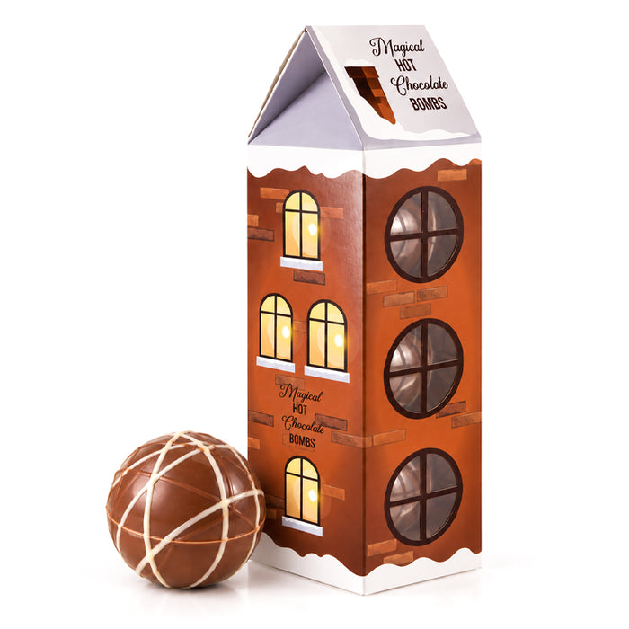 Torre con 3 Hot Chocolate Bombs con mini marshmallow 135g