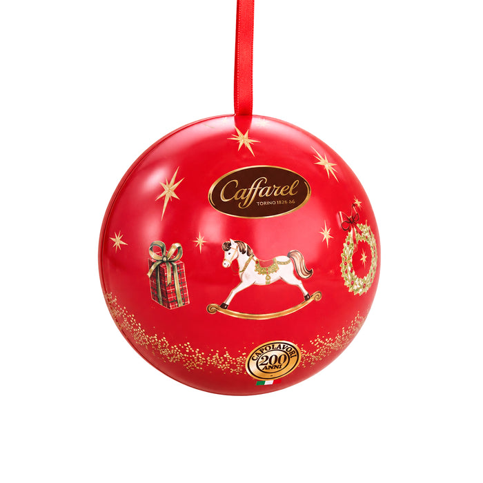 Pallina di Natale in Latta con Cioccolatini 50g