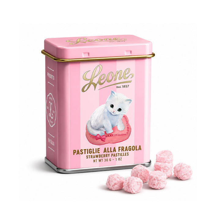 Pastiglie Leone alla Fragola "Gattino" 30g